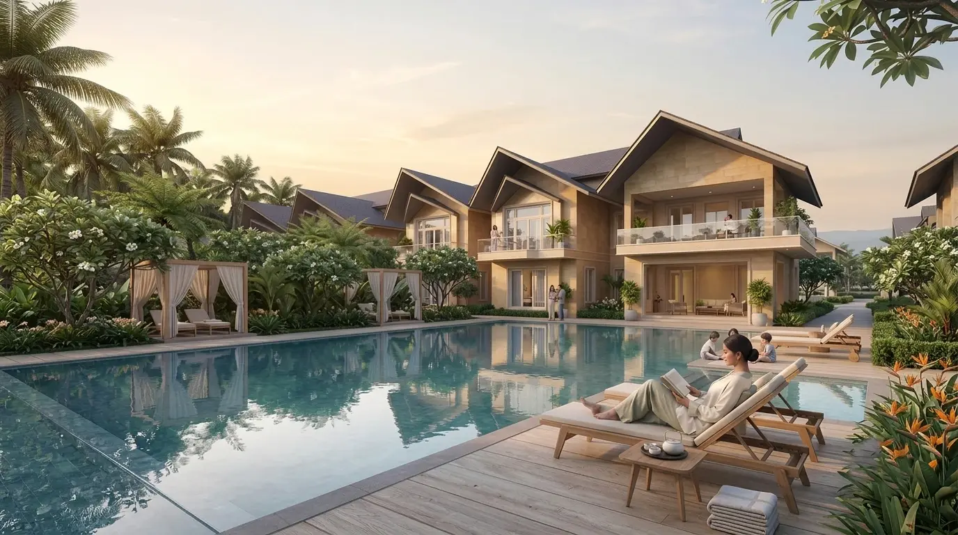Two-Tier Swimming Pool
